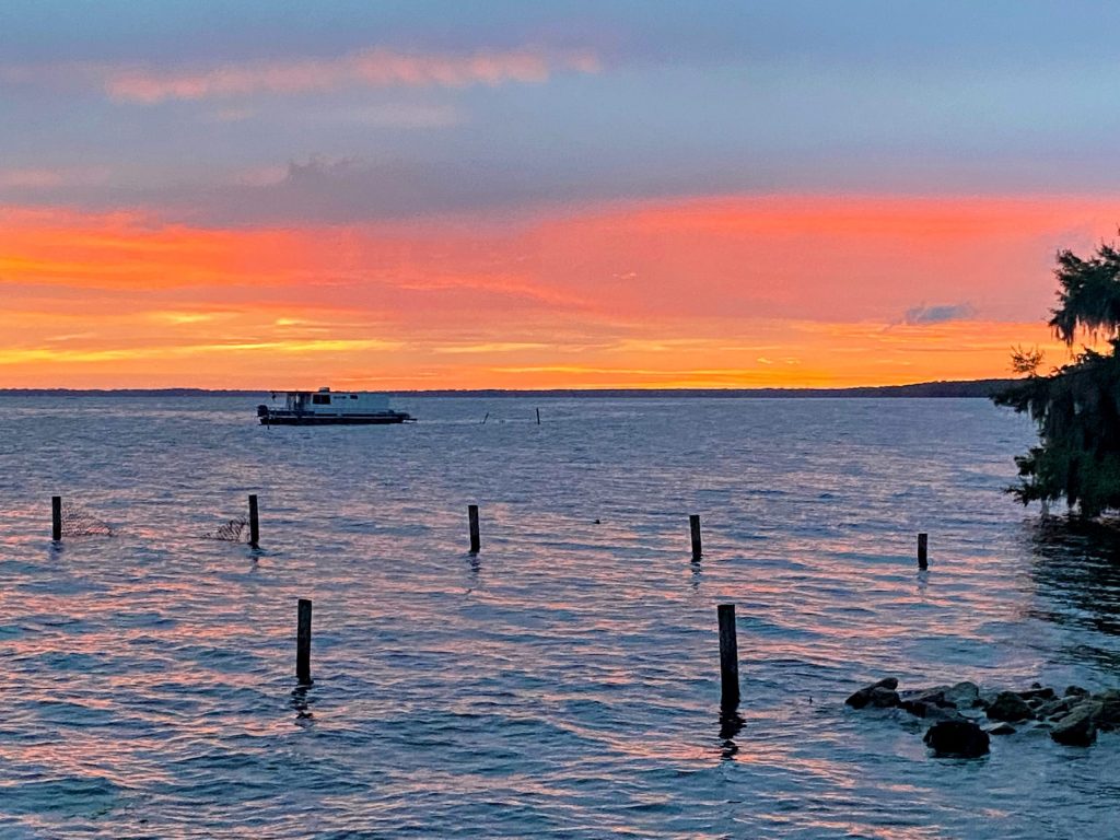 Waterfront RV site overlooking the lake